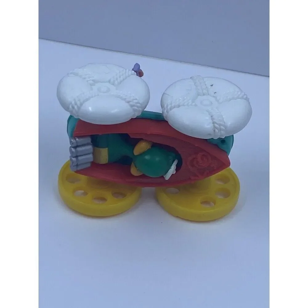 1990 Mcdonalds Happy Meal Toy Tiny Toons Adventure Flip Car Plucky & Babes